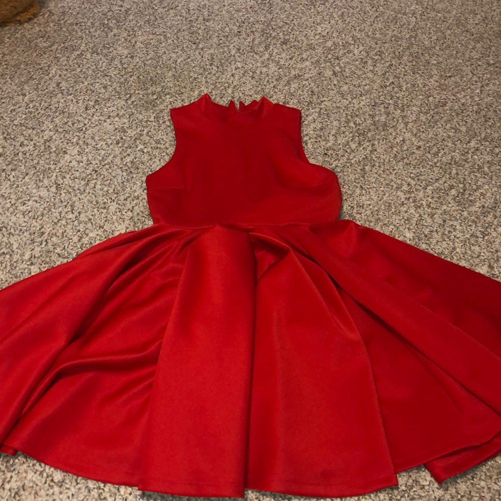 Red dress